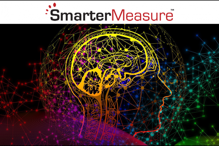 graphic of man's brain with smartermeasure logo