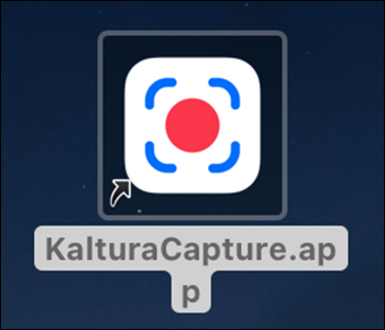Kaltura Capture app desktop icon