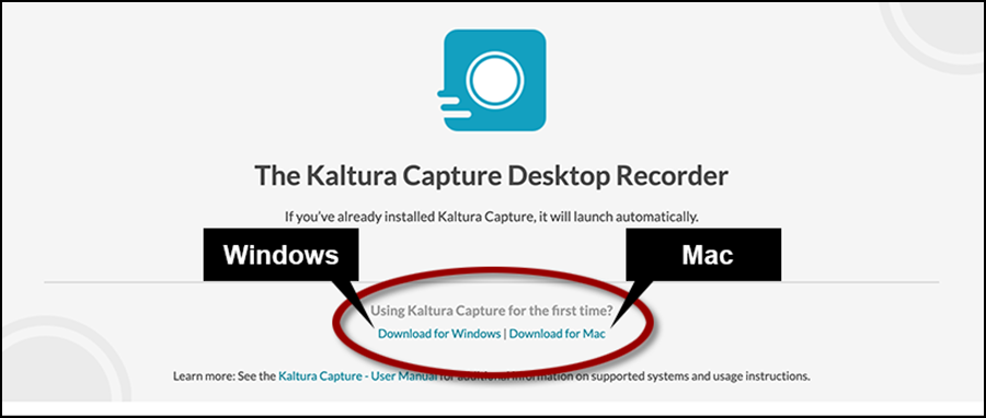 kaltura capture download for windows
