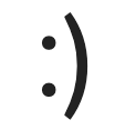 emoticon of a smile