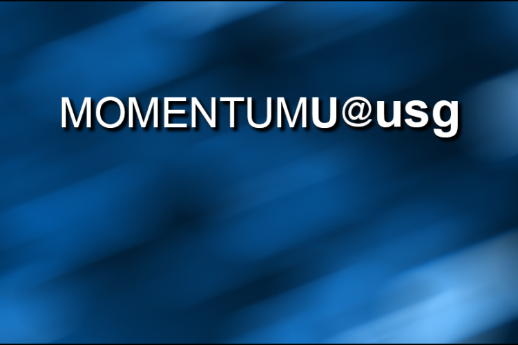 Text says momentumU at USG